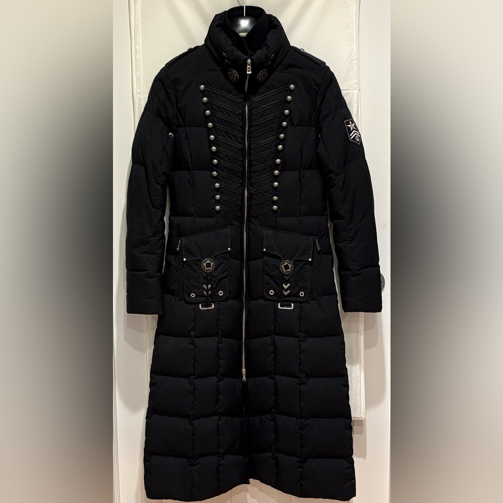 Bogner Black Quilted Puffer Coat